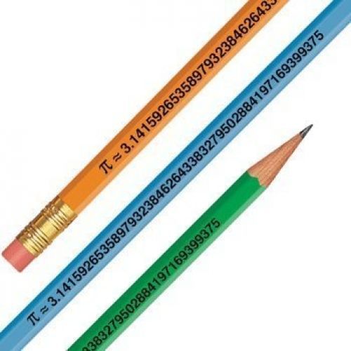 Pi Day March 14 - Pi Digits Pencils - 144 Per Box