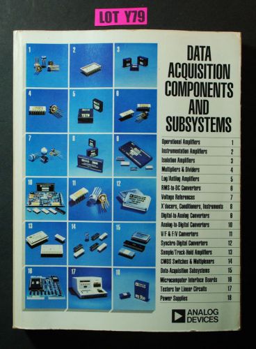 Analog Devices Data Acquisition Componets Subsystems PARTS DATABOOK 1980 LOT Y79