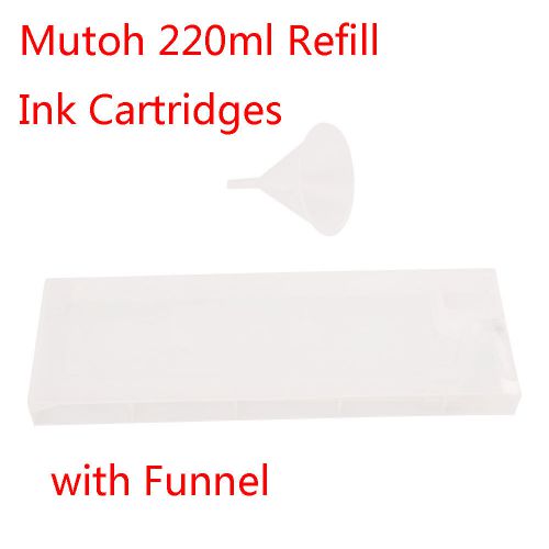Mutoh 220ml Refill Ink Cartridges with Funnel for Mutoh RJ-8000 / RJ-8100