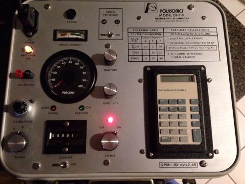 Polysonics dht-p ultrasonic flowmeter for sale