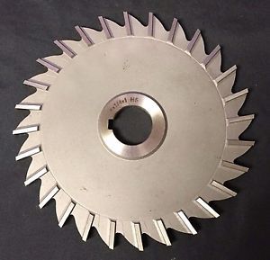 6 x 1/4 x 1 28T HS Straight Tooth Side Mill Slitting Saw