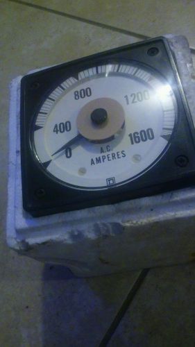 Square D EA1AF-1600 AC Ammeter, Scale 0-1600 Amp New