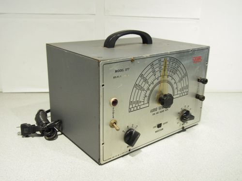 Vintage eico model 377 audio generator sine &amp; square wave tested working for sale