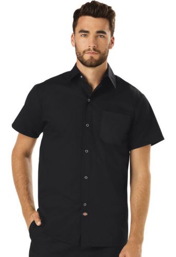 Dickies mens cook shirt black  dc60 blk free ship! for sale
