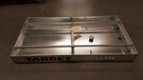 TARGET 051195 TILE SAW TRAY WITH PLUG &#039;GALVANIZED&#039;