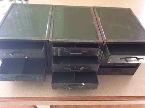 metal small parts cabinets  -three