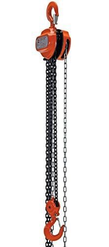 Vestil hch-4-10 hand chain hoist, hook mount, 2 ton capacity, 10&#039; standard lift, for sale