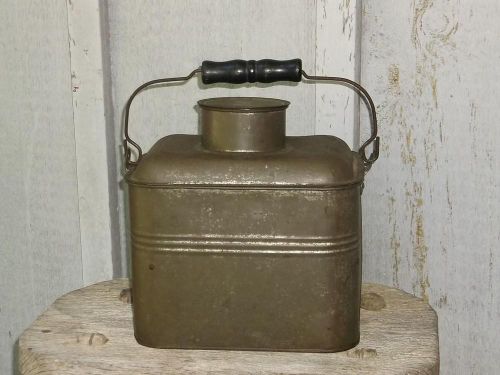 Coal miners ca.1800 lunch pail w/ serving tray for sale