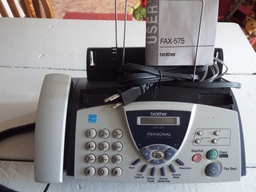 575 PERSONAL PLAIN PAPER FAX &amp; COPY.CALLER ID REDIAL &amp; SEARCH &amp; SPEED DIAL