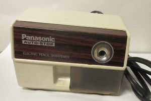 Vintage Panasonic Auto-Stop Electric Pencil Sharpener KP-110 Tested Works Great!