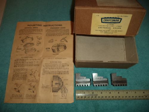 Vintage Craftsman 9-2168H Universal Chuck Box w/Jaws &amp; Instructions-NO  CHUCK