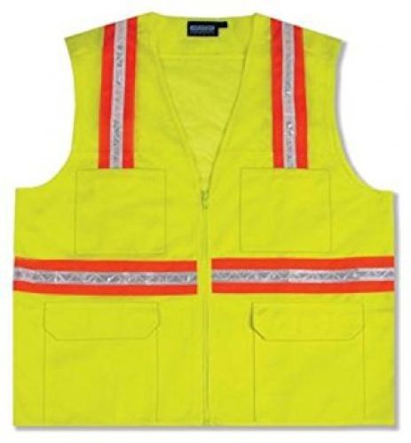 Erb 61319 s410 non-ansi surveyor&#039;s vest, lime green, extra small for sale
