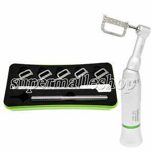 YUSENDENT 4:1 Reduction Dental Contra Angle IPR Handpiece + Interproximal Strips