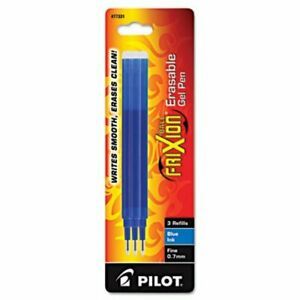 Pilot Refill for FriXion Erasable Gel Ink Pen, Blue, 3/Pk (PIL77331)