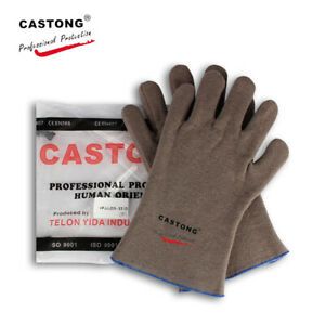 Welding Gloves 250 Degrees Heat Insulation Gloves Anti-scald Aramid Fiber