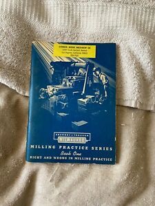 Milwaukee Kearney Trecker Milling Practice Series Book One 1957