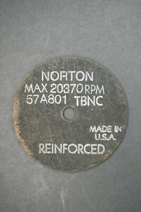 24 Norton Cut Off Wheels 57A801-TBNC 3 X 1/8 X 3/8