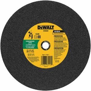 DeWALT DW8009 10&#039;&#039; x 1/8&#039;&#039; x 5/8&#039;&#039; Masonry Stationary Saw Cut-Off Wheel, 10 Pk