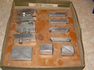 7 SETS of ALUMINUM CLAMPS, EXCELLENT, SEE PICTURES