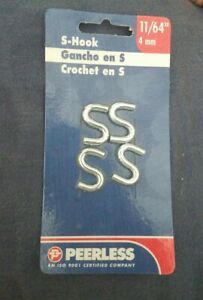Peerless S HOOK 11/64&#034; 4mm 4 count  *