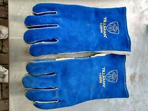 Tillman welding gloves size medium Blue thick gloves