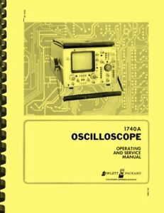 HP 1740A Oscilloscope OPERATING and SERVICE MANUAL