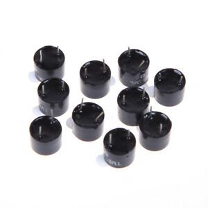 10pcs 5V Active Buzzer Magnet Long Continous Beep Tone Alarm Ringer Black MD