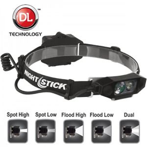 Nightstick - Low-profile Dual-light Headlamp - (KRNS-NSP-4616B)