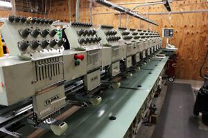 Three embroidery Machines for sale can seperate