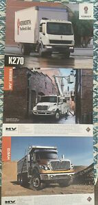 Lot/3 International &amp; Kenworth Truck  2-Sided Sheets