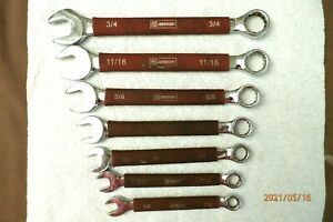 JOBSMART 7 PCS COMBINATION WRENCH SET WITH PADDED GRIP DROP FORGED  Box#30