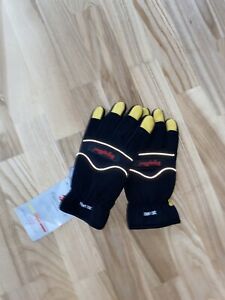 RefrigiWear Large Winter Work Gloves, 3M Thinsulate, Black and Gold