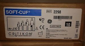 GE Critikon Soft-Cuff New Box of 10 Cuffs Varied Sizes Inv 3304