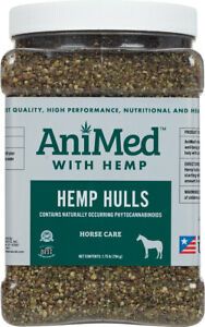 Animed Hemp Hulls 1.75 Pounds Horse Care
