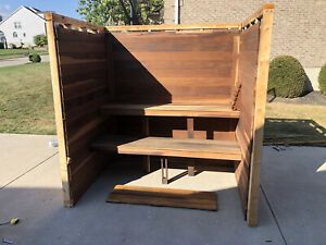 &#034;Old Growth&#034; Redwood Sauna for Reuse or Salvage