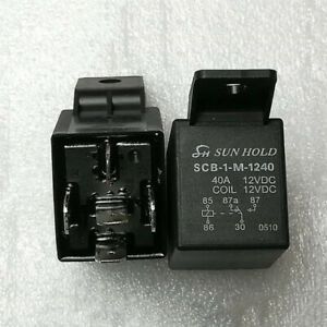 10PCS SUNHOLD SCB-1-M-1240 Automotive Relay 12VDC 5Pin 40A