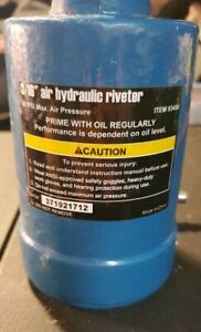 Central Pneumatic Air Hydraulic Riveter