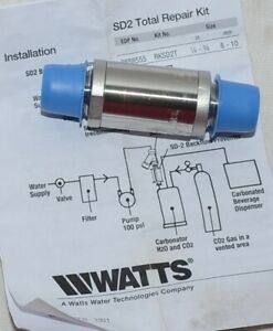 Watts 0061654 Lead Free 3/8 Inch Dual Check Valve Carbonated Beverage Machines