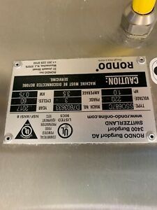 RONDO - Dough Sheeter - Model SSO687C - 220 volt - Year 2017 