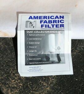 *American Fabric Filter Company Professional Dust Collector Bag
