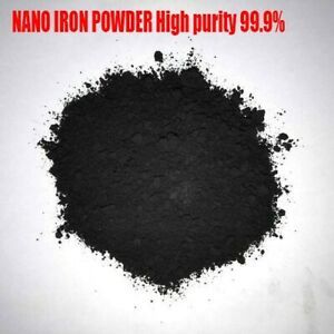 NANO IRON POWDER High Purity 99.9%  METAL POWDER 100g Good Fluidity