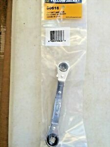 Yellow Jacket 60616 Offset Service Ratchet Wrench Refrigeration Tool