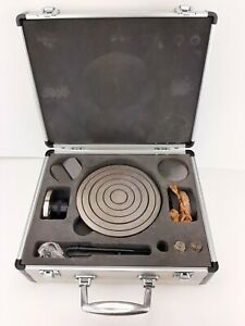 Hardness Tester Testing 6&#034; Flat Table 5 Test Blocks 2 1/4&#034; Anvil Ball Indenter