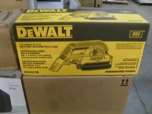 Dewalt Tool DCV517B 20 Volt Max 0.5 Gallon Wet Dry Hand held Shop Vacuum