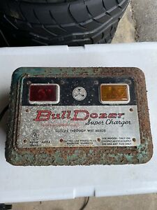 Vintage Bull Dozer Super Charger Electric Fence