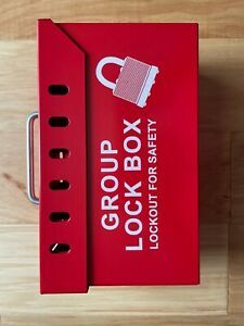 New  Group Lock Box  Lockout for Safety