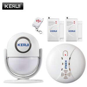 KERUI P6 PIR Motion snesor Home Security Alarm System Siren Door Sensor Detector