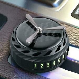 Solar Power Auto Car Rotating Air Freshener Air Purifier Decoration F3O6