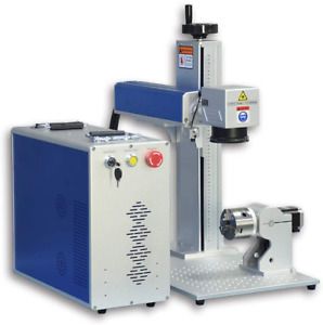 US Stock 50W JPT Fiber Laser Marking Machine Fiber Laser Engraver with 175175mm