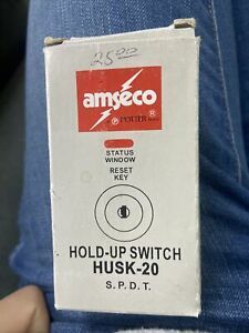 Qty. of 2 Amseco HUSK-10 Hold Up Switch Key resetable